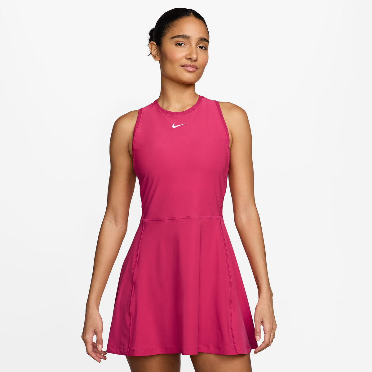 Nike Dri-FIT Victory Kleid Damen - berry, weiß