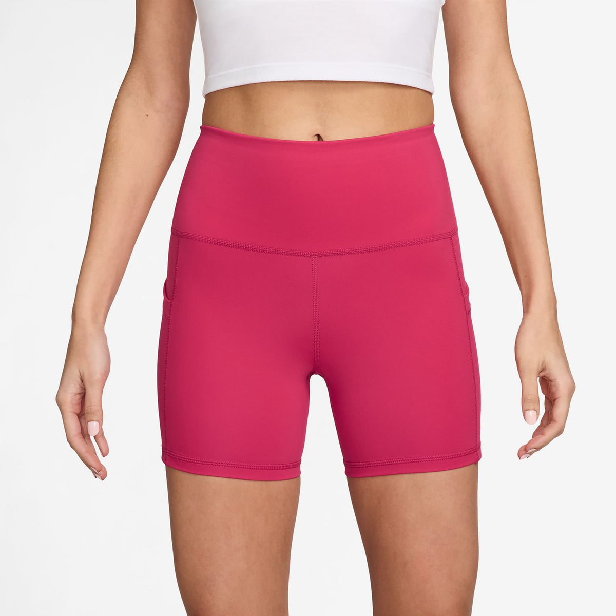 Nike Court Dri-Fit Ball Ballshorts Damen - berry, weiß