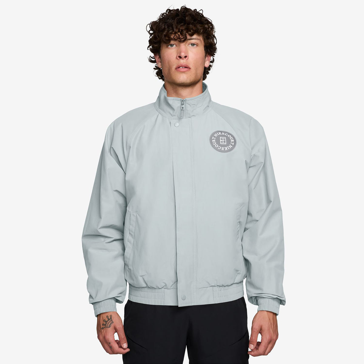 Nike Court Heritage Outdoor-Jacke Men - blue grey