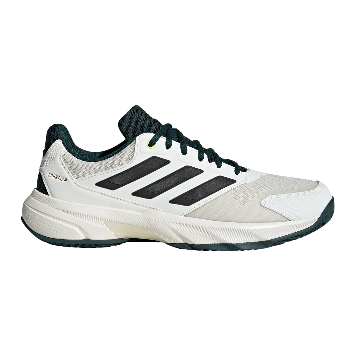adidas CourtJam Control 3 Sandplatzschuh Herren - creme, schwarz