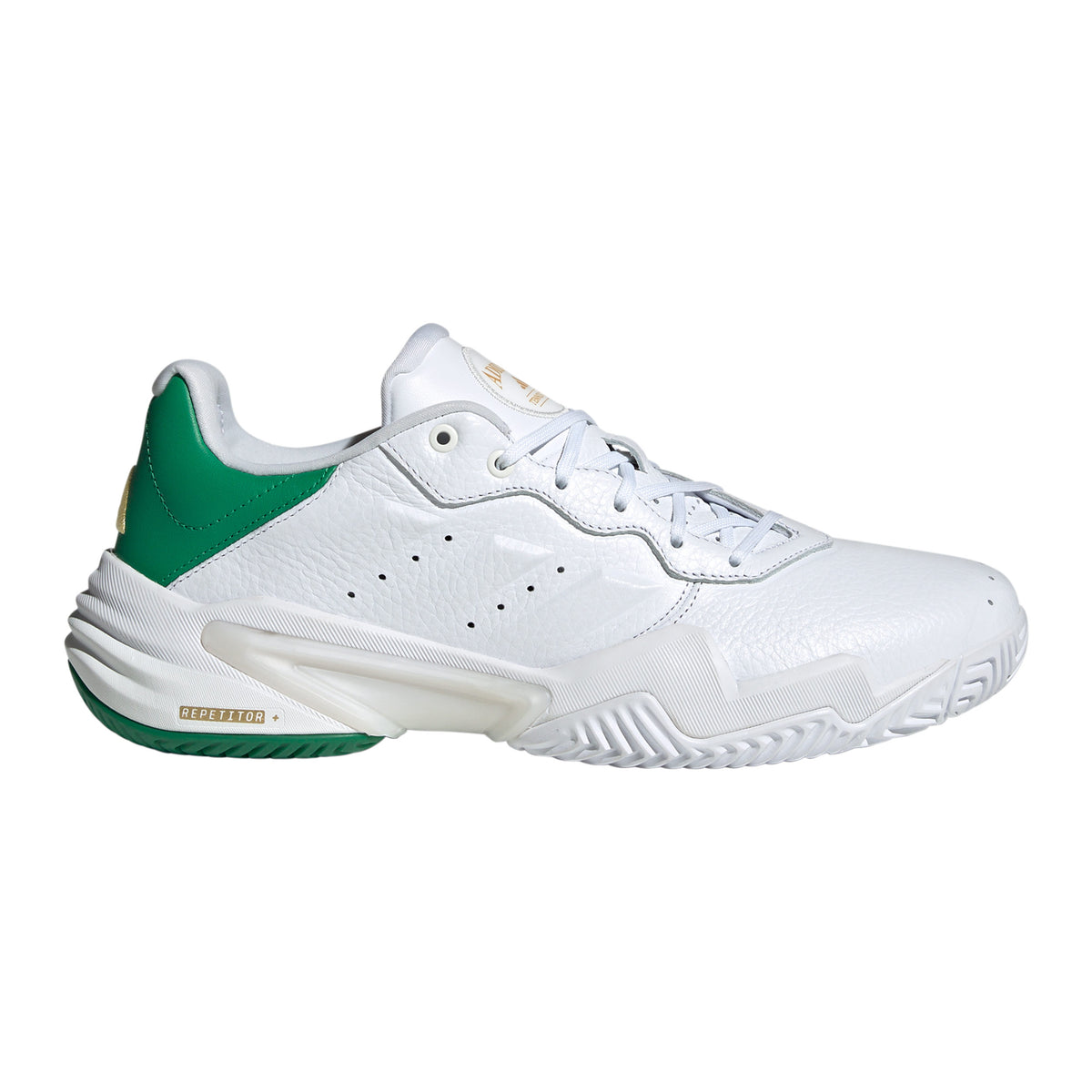 adidas Barricade Leather 13 Allcourtschuh Herren - weiß, grün