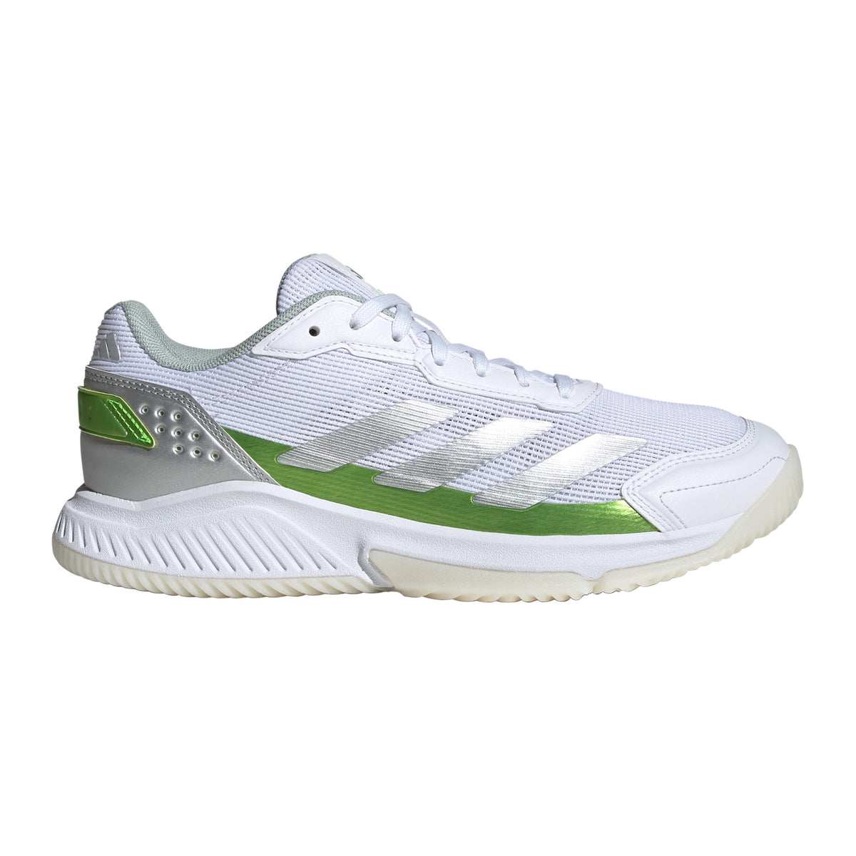 adidas Courtquick Padelschuh Damen - weiß, silber