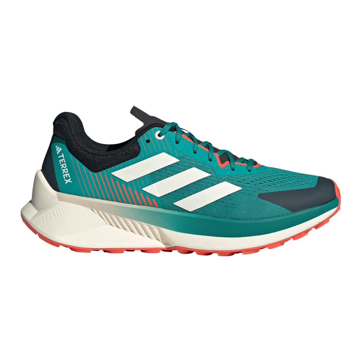 adidas Soulstride Flow Trailschuh Herren - grün, creme