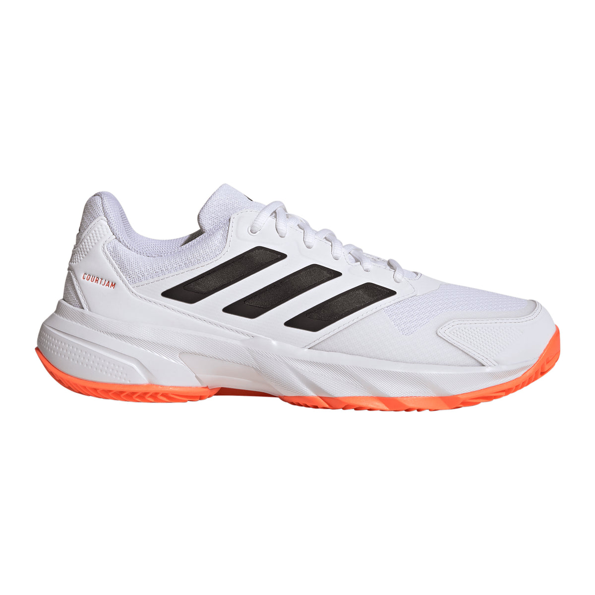 adidas CourtJam Control 3 Sandplatzschuh Herren - weiß, orange