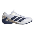 adizero Ubersonic 5 Sandplatzschuh Herren - weiß, dunkelblau
