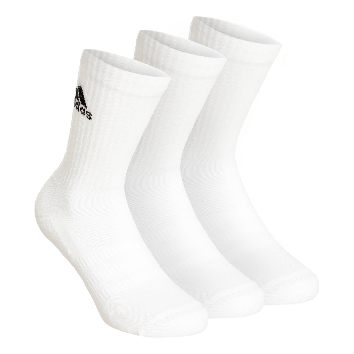 adidas Crew Sportswear Ankle Sports Socks-White,Black