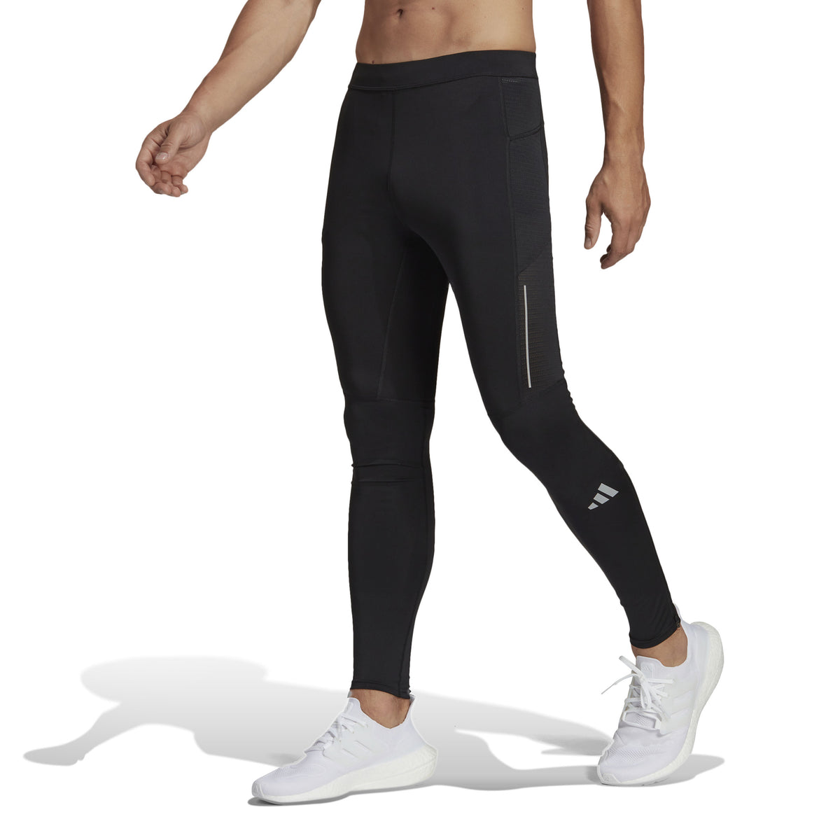adidas Own The Run Lauftight Herren-Schwarz