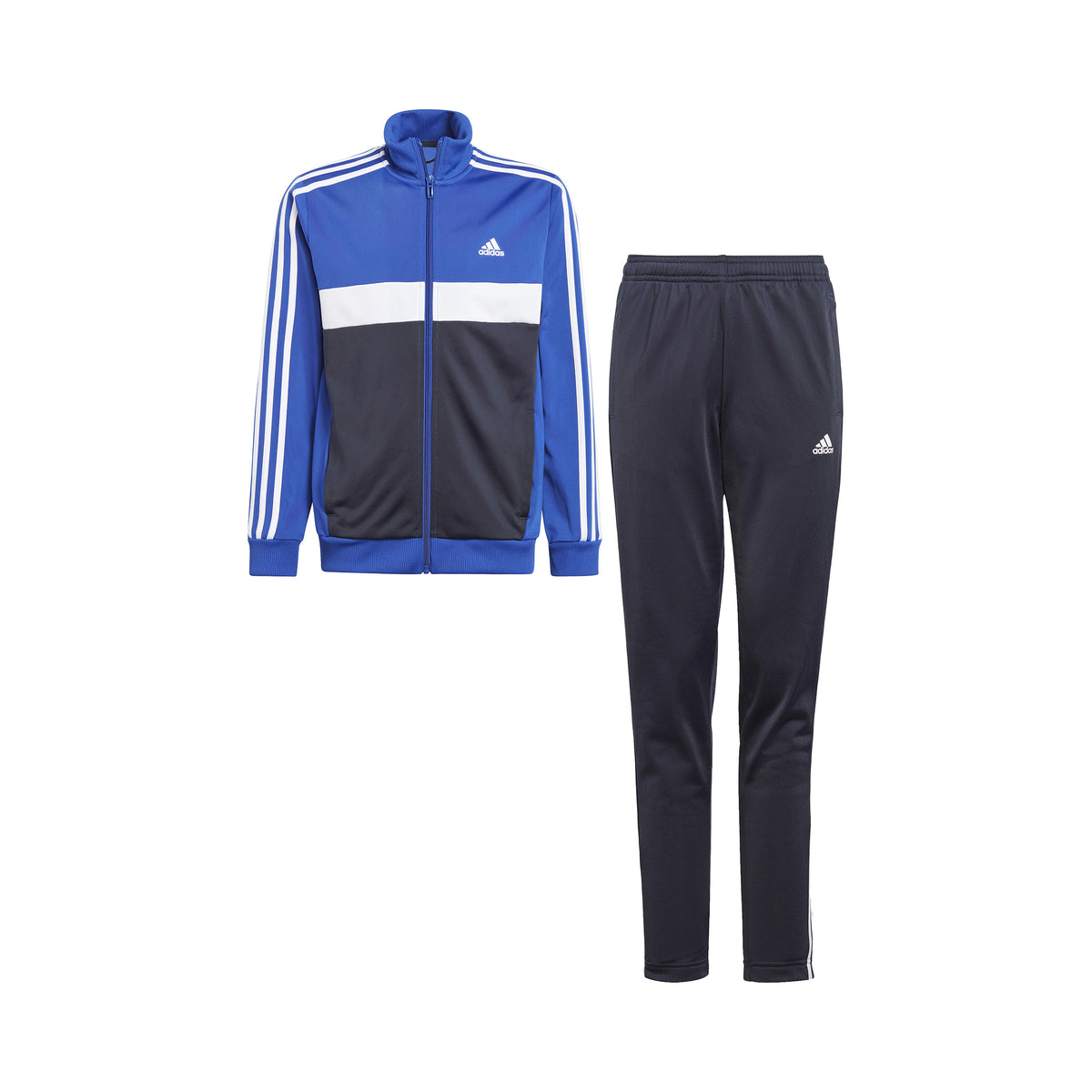 adidas 3Stripes Tracksuit Boys - blue, multicoloured