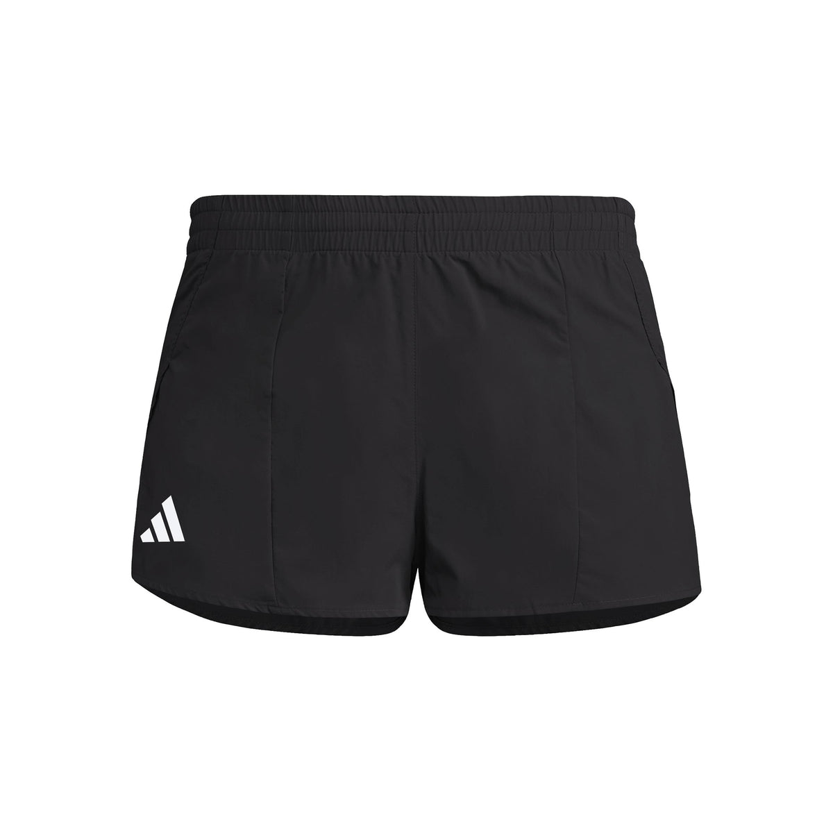 adidas Adizero Essentials Split Laufshorts Damen-Schwarz