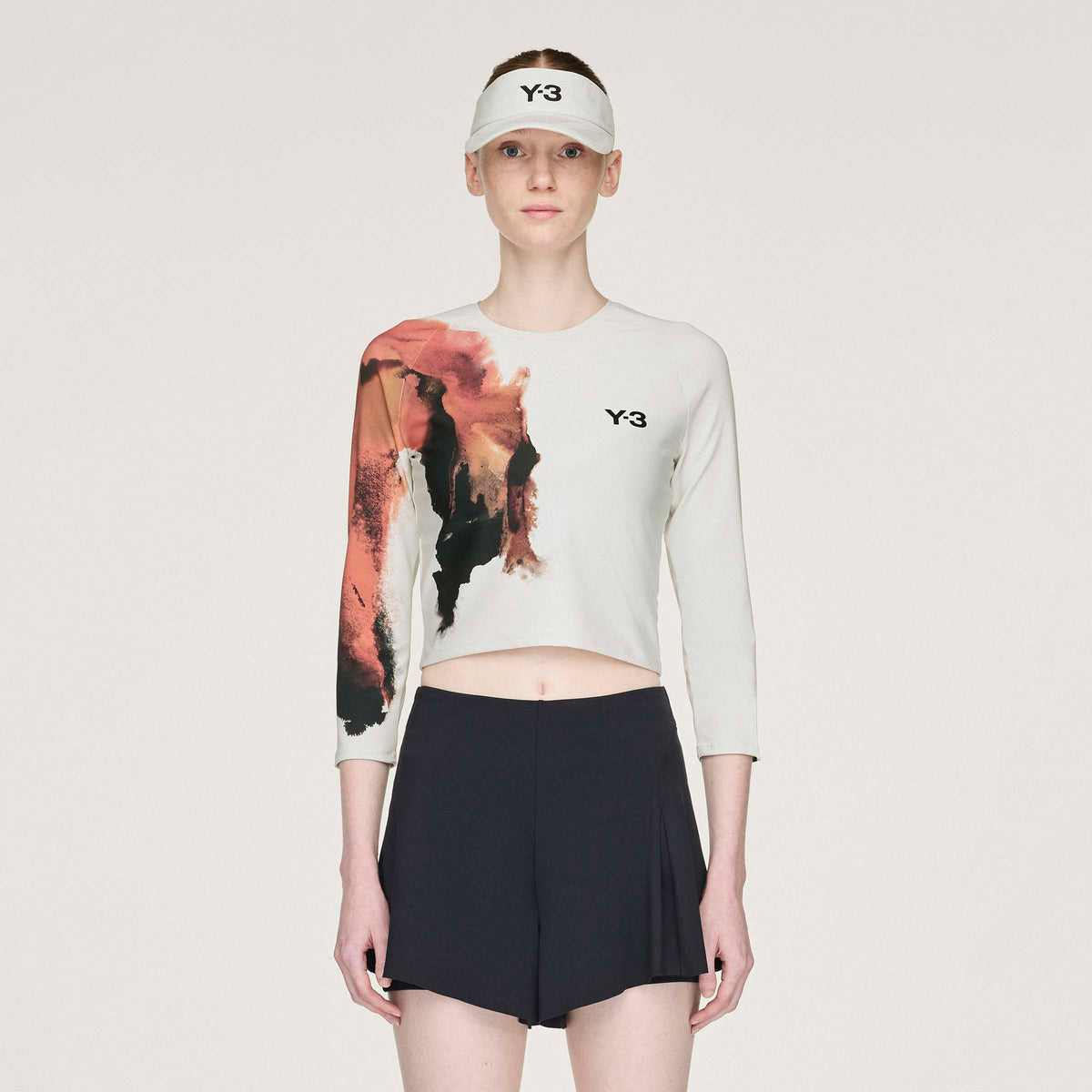adidas Y-3 Crop Tank top Women - grey, multicoloured