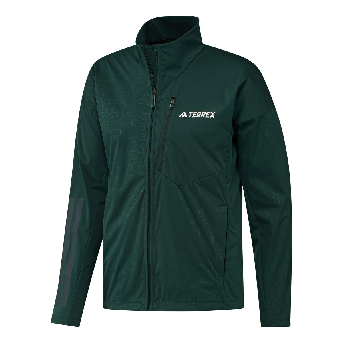 adidas Terrex XPR Softshell Running jacket Men-green