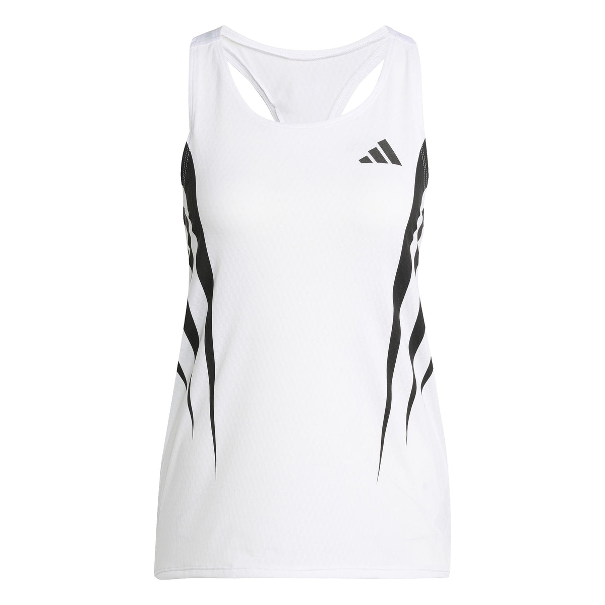adidas Adizero Archive Singlet Laufshirt Damen-Weiß