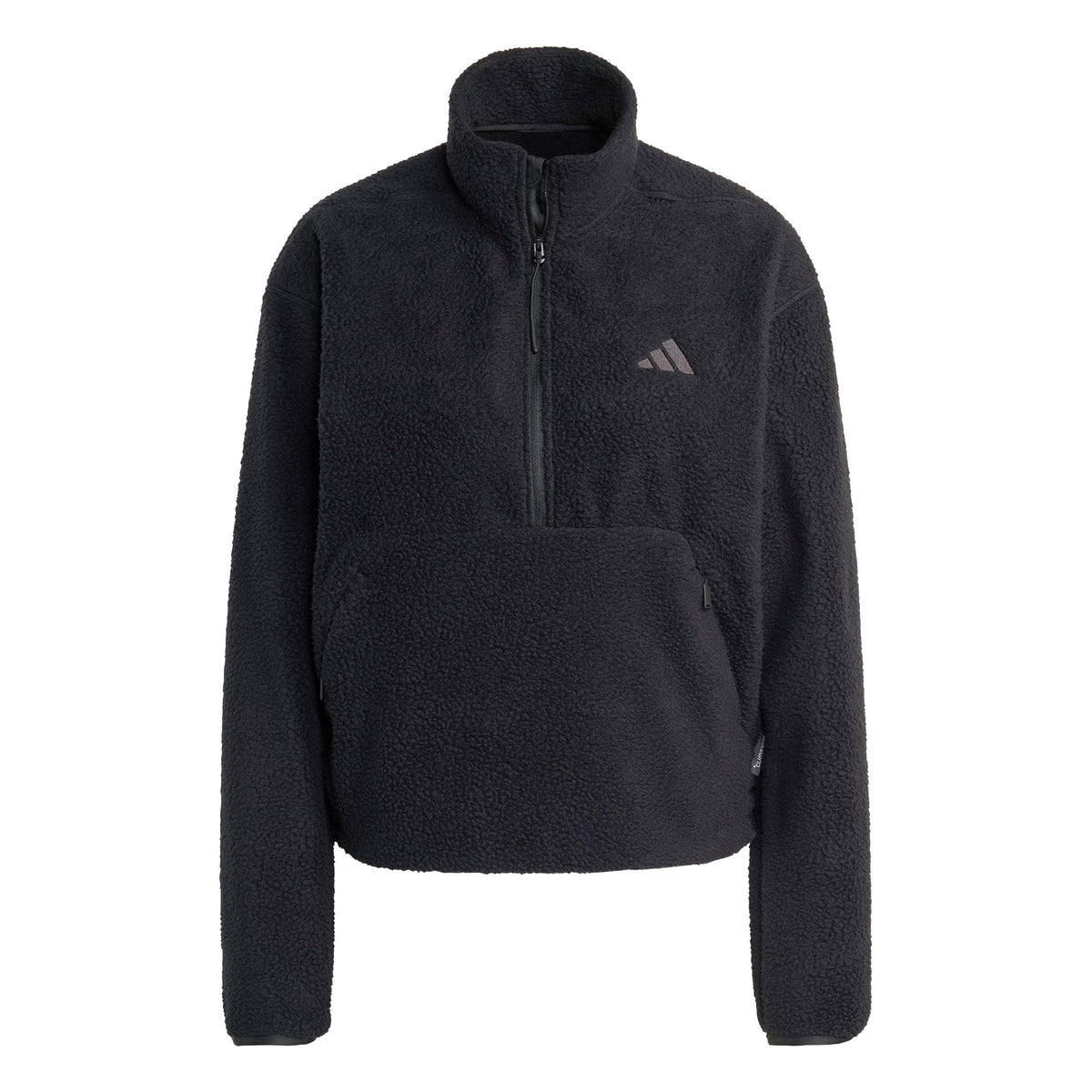 adidas Fleece Half-Zip Sweatshirt Women-black