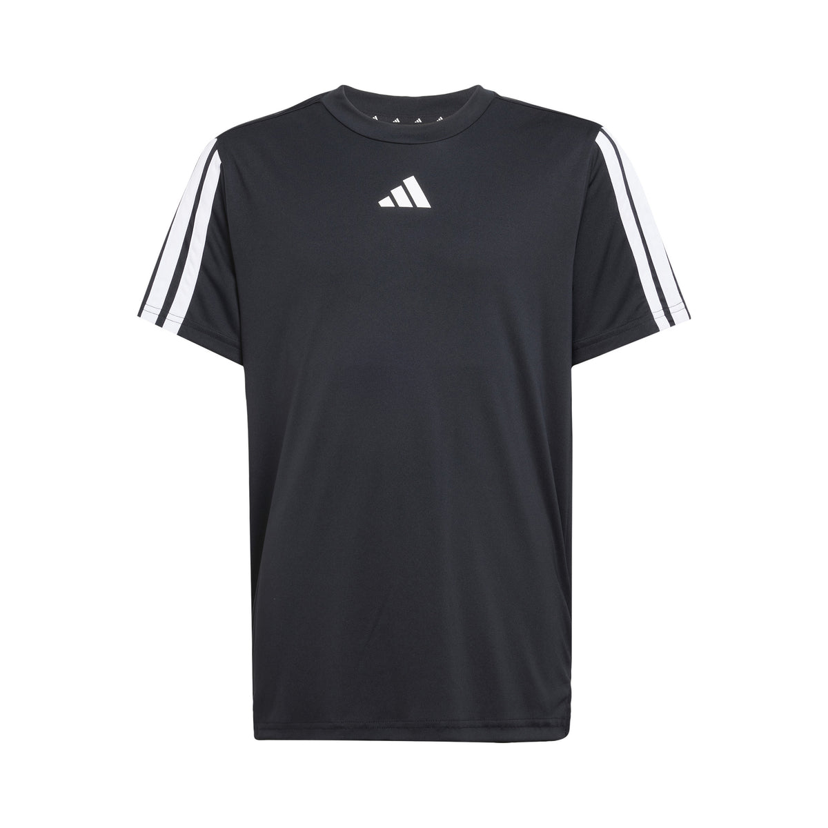 adidas Training Essentials 3 Stripes T-Shirt Kids-Black,White