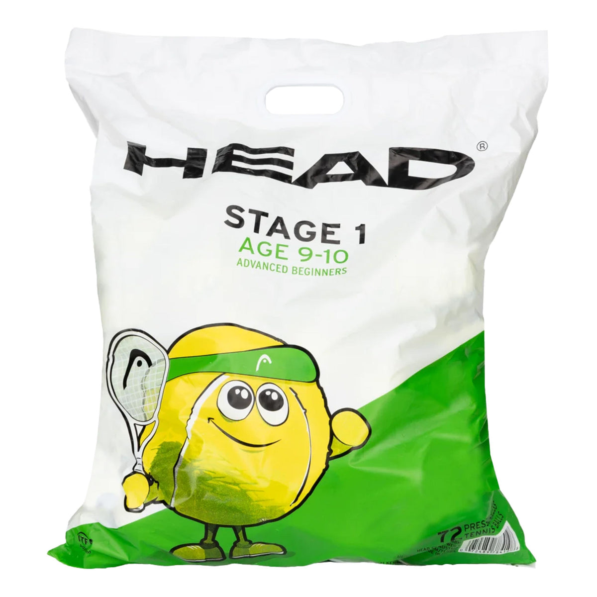 HEAD Stage 1 Green 72 Pack