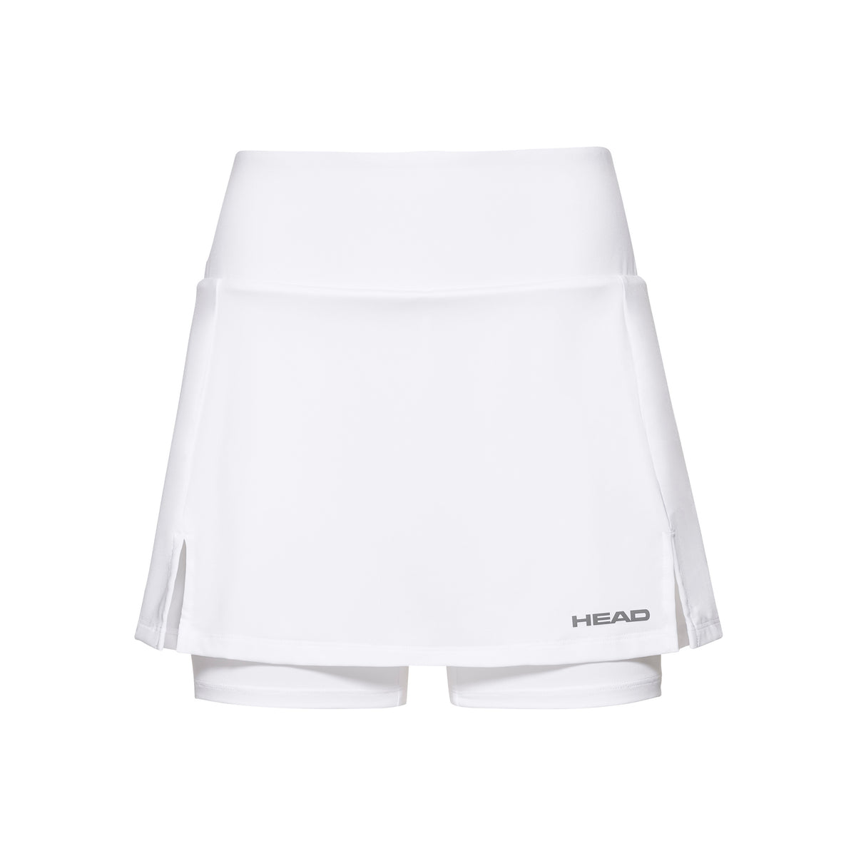 HEAD Club Basic Long Rock Damen-Weiß,Silber