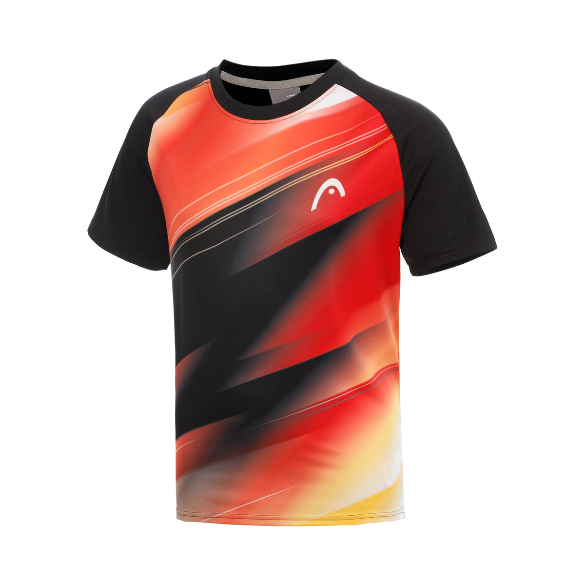 HEAD DTB Topspin T-Shirt Kids - black, multicoloured