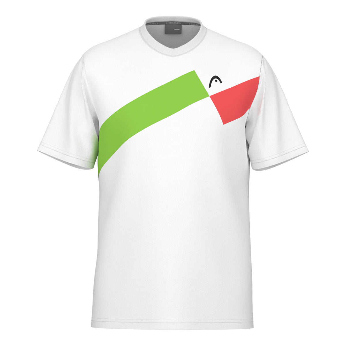 HEAD Topspin T-Shirt Men-White,Red