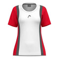 Club 25 Tech T-Shirt Women-Red,White