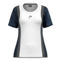 Club 25 Tech T-Shirt Women-White,Dark Blue