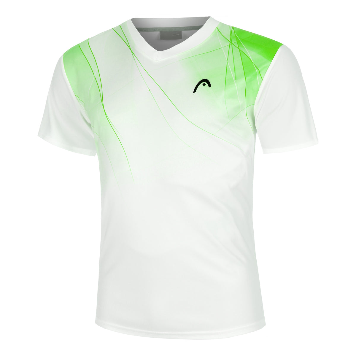 HEAD Topspin T-Shirt Men-White,Green
