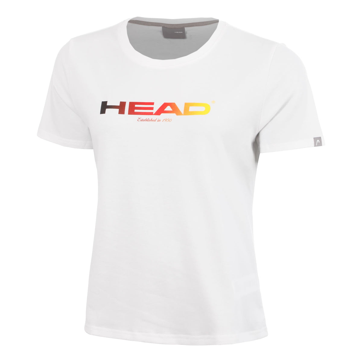 HEAD DTB Rainbow T-Shirt Damen-weiß