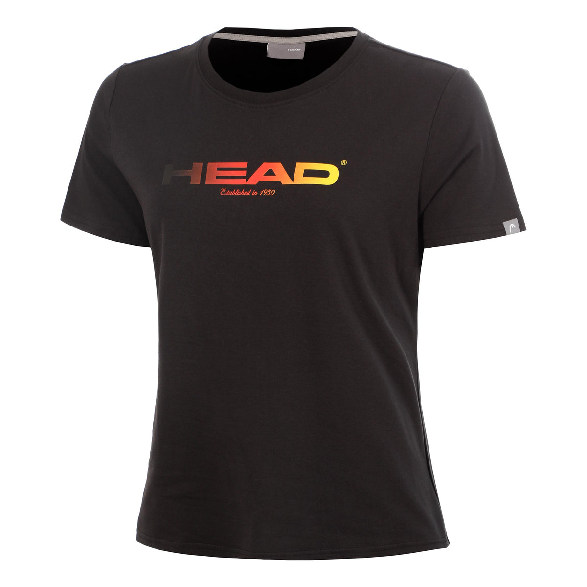 HEAD DTB Rainbow T-Shirt Damen-schwarz