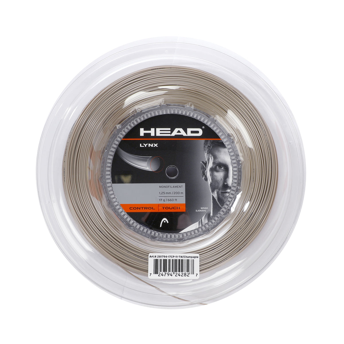 HEAD Lynx String Reel 200m Special Edition-Ecru