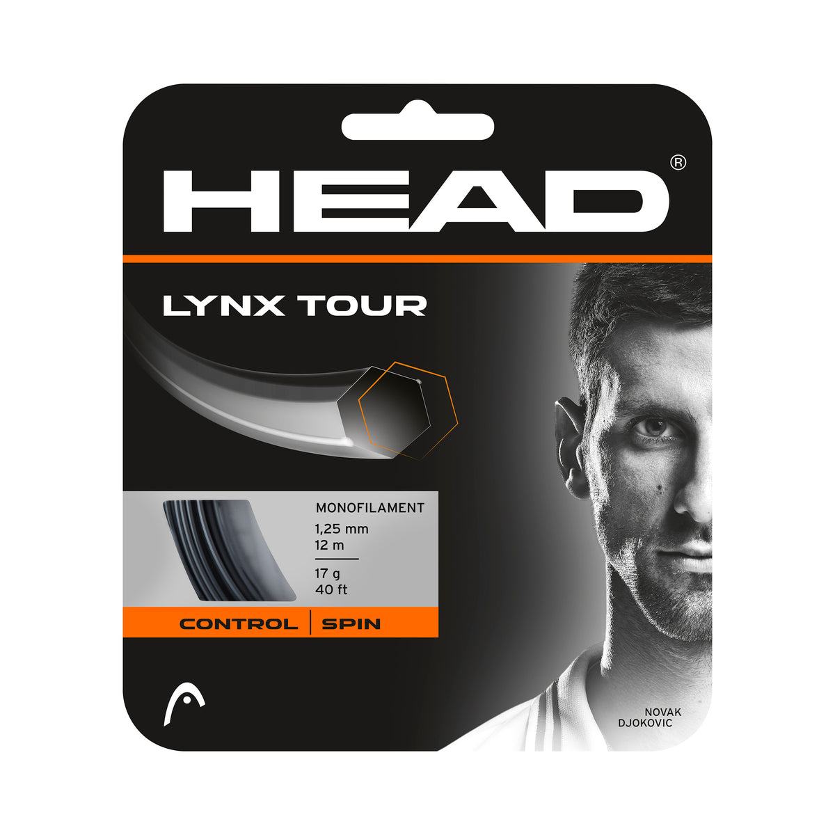 HEAD Lynx Tour Saitenset 12m-Schwarz