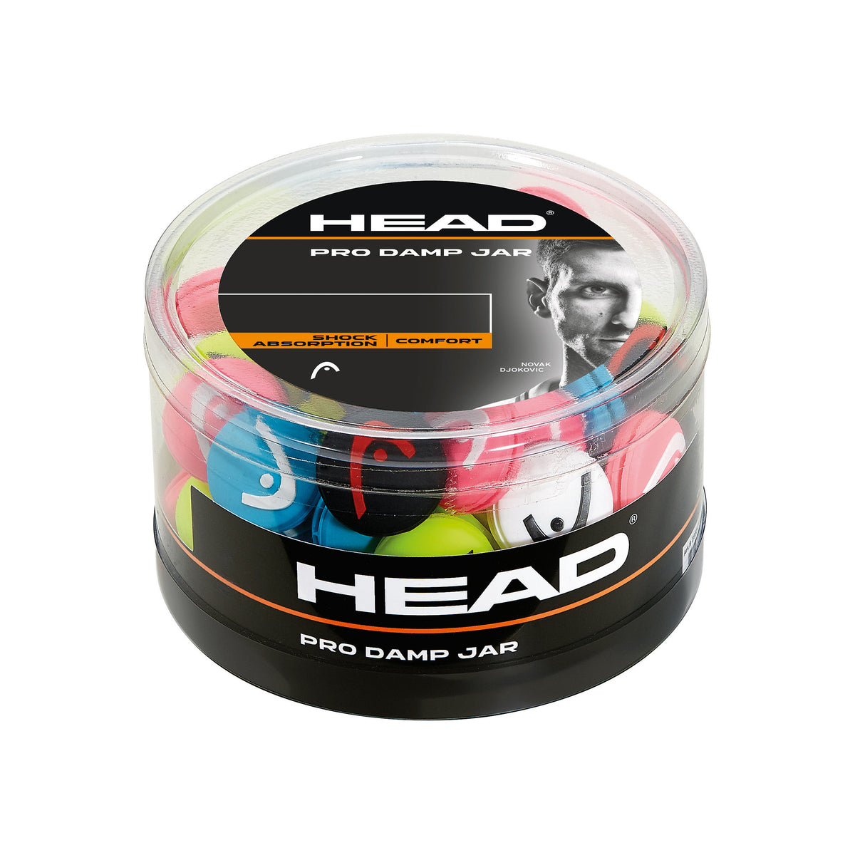 HEAD Pro Damp Mixed Dampener Box Of 70 Pcs-Multicoloured