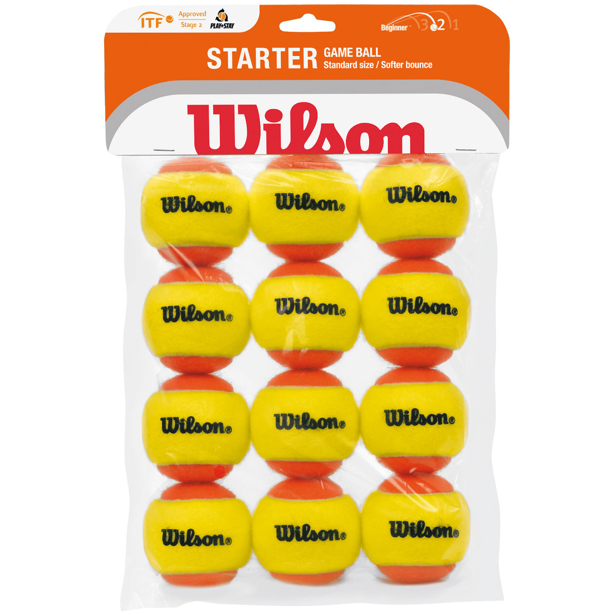 Wilson Starter Balls Stage 2 12 Pack