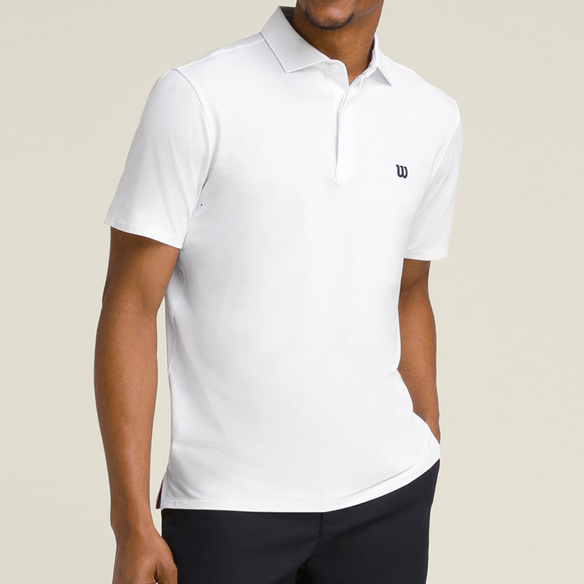 Wilson League Polo Men-White