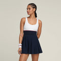 Sportif Kleid Damen-Dunkelblau