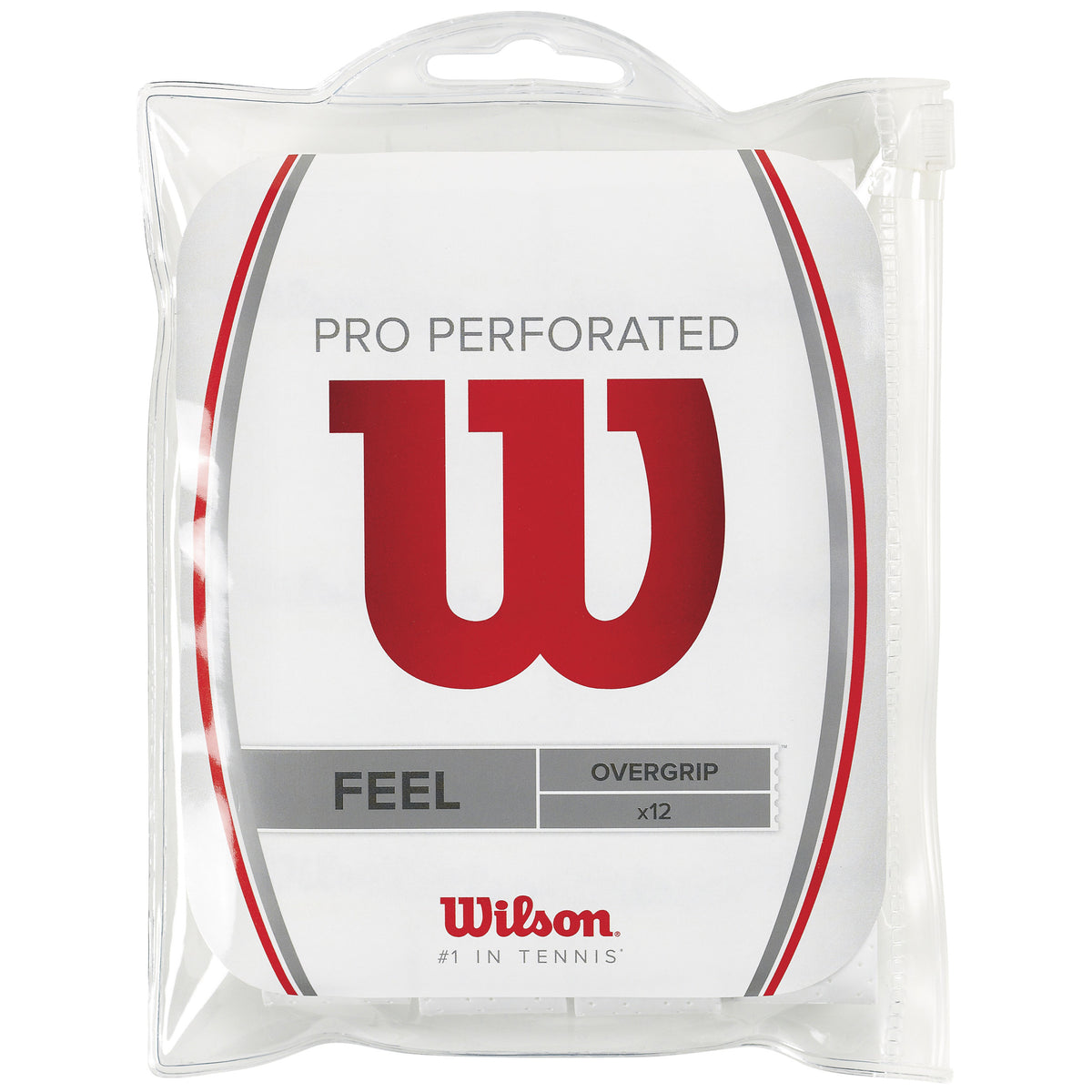 Wilson Pro Overgrip Perforated 12 Pack-White