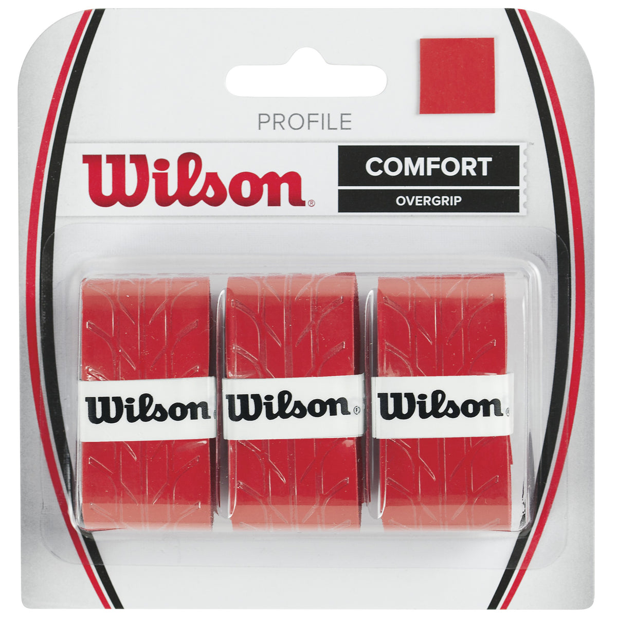Wilson Profile Overgrip 3 Pack-Red