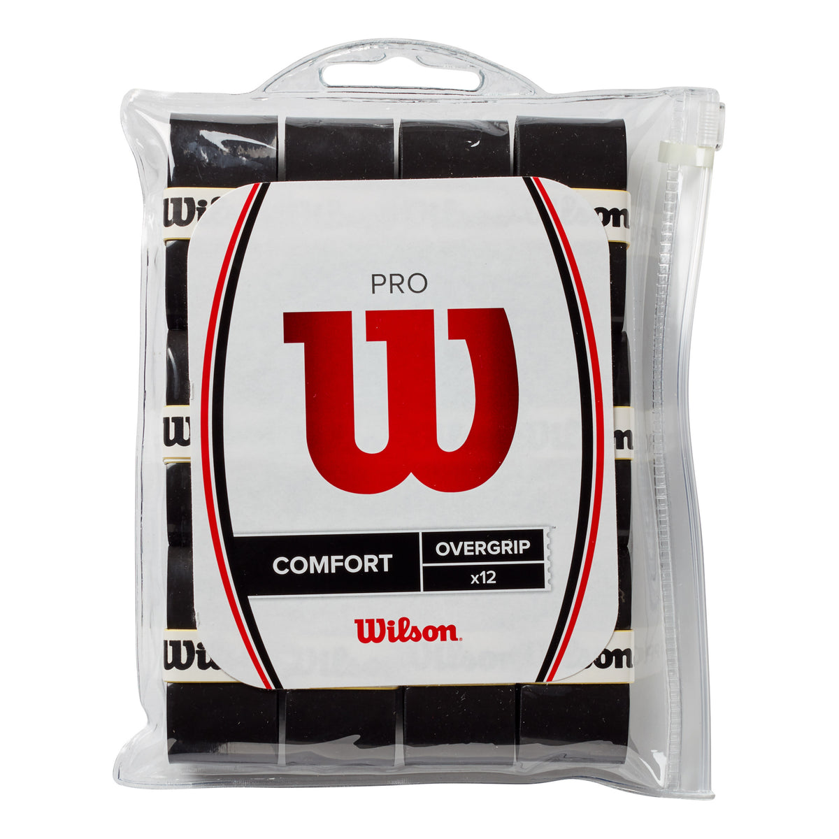 Wilson Pro Overgrip 12er Pack-Schwarz