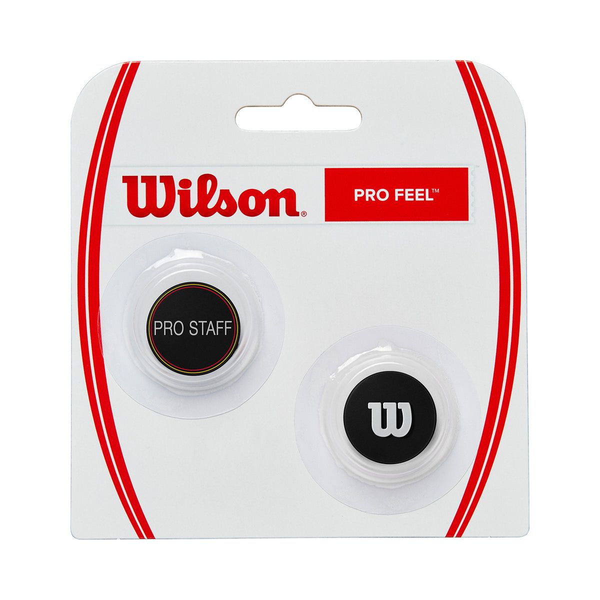 Wilson Pro Staff Pro Feel Pro Staff Dampener 2 Pack-Black,Silver