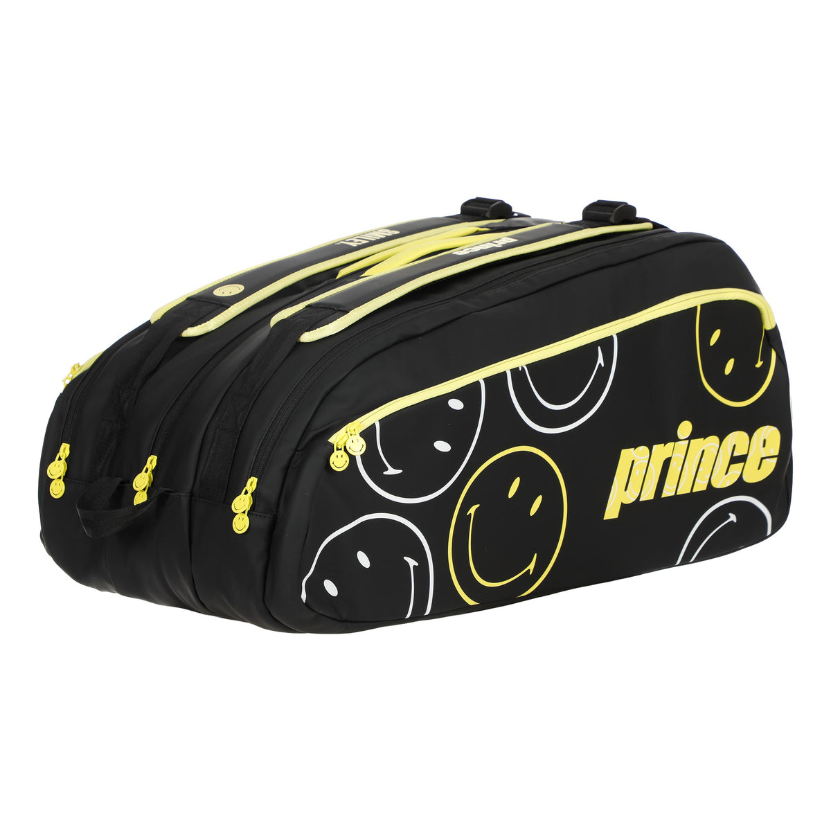 Prince Smiley Racket bag 12 Pack - black