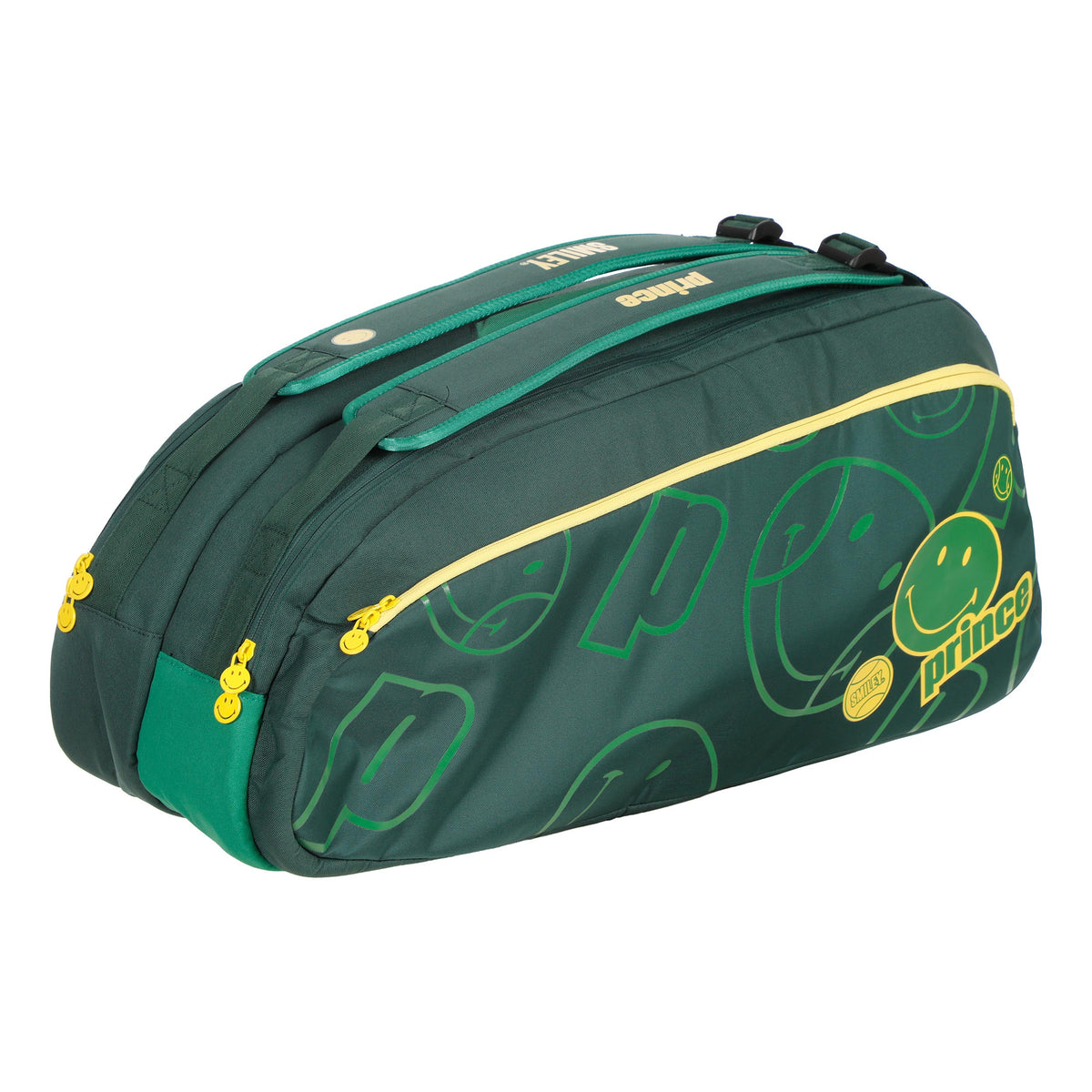 Prince Smiley Racket Bag 6 Pack-Green
