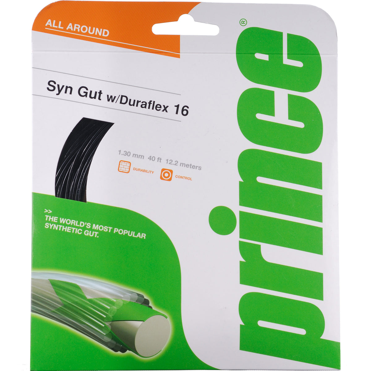 Prince Synthetic Gut Duraflex String Set 12,2m-Black