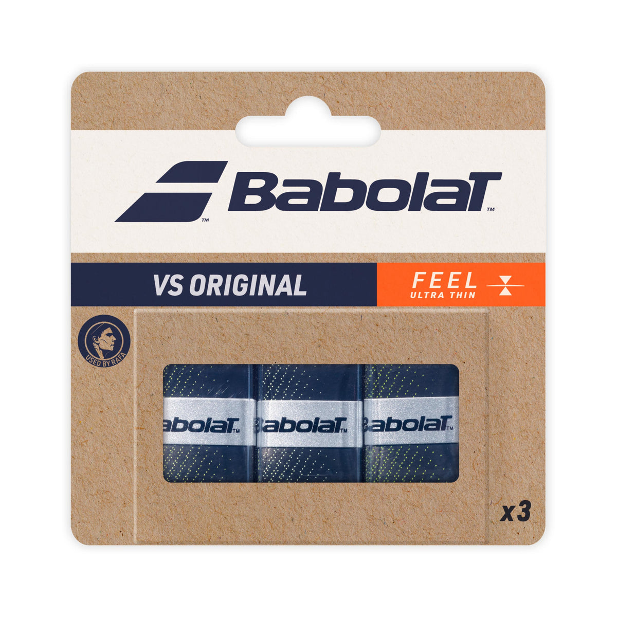 Babolat VS Grip Original 3 Pack-Black