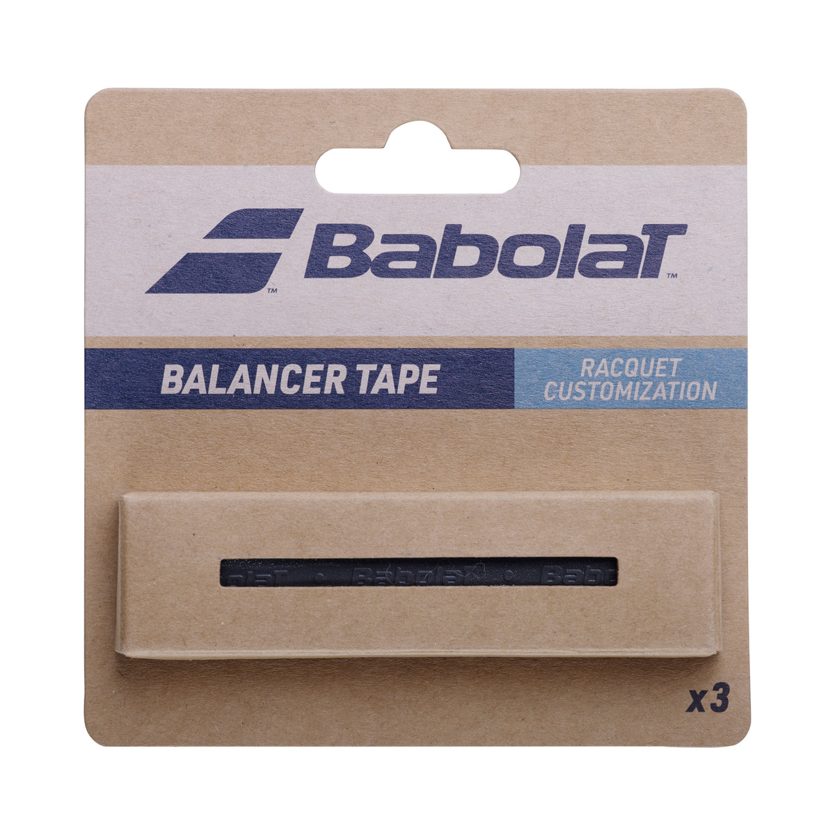 Babolat Balancer Tape 3x3 Bleiband-Schwarz