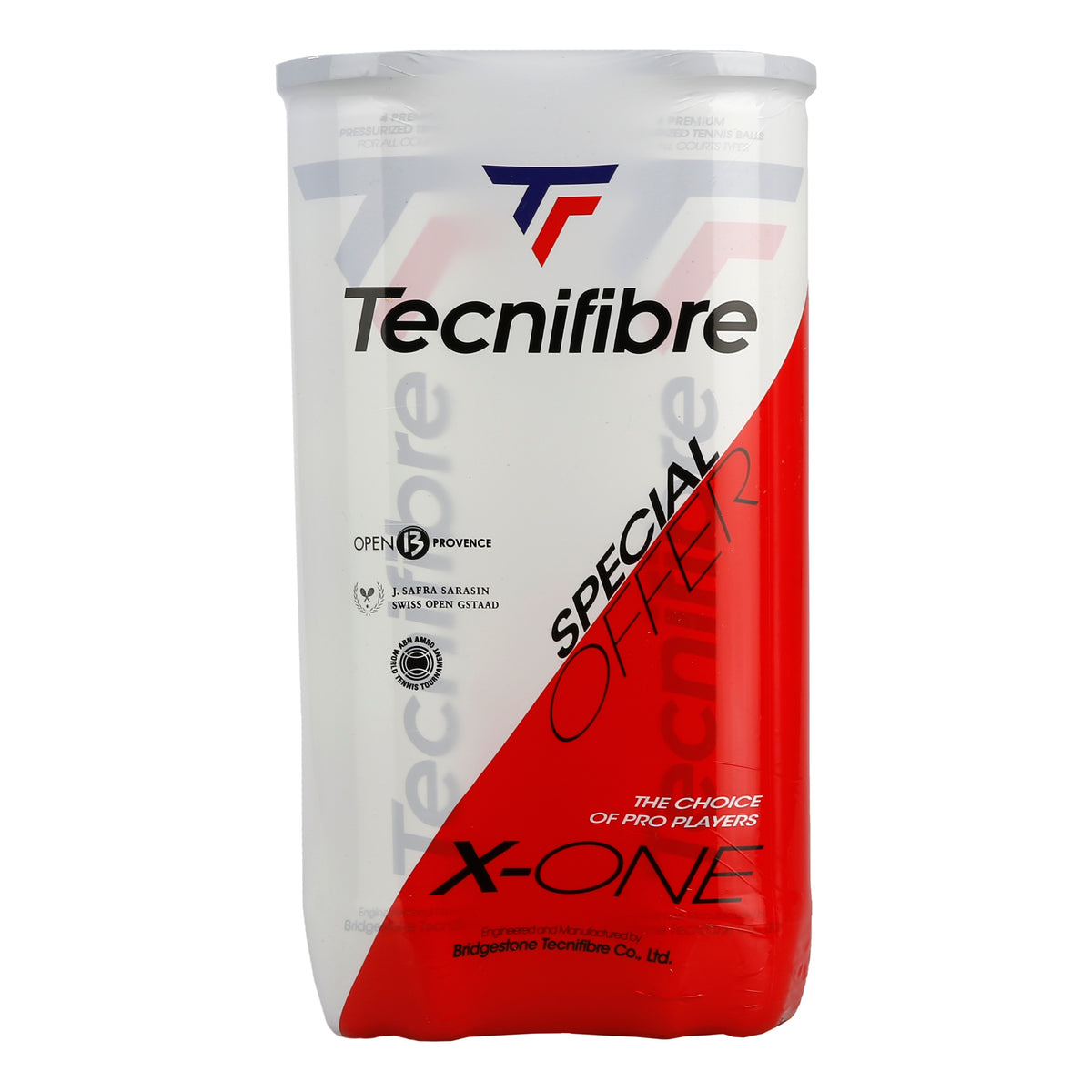 Tecnifibre X-One 2x 4 Ball Tube