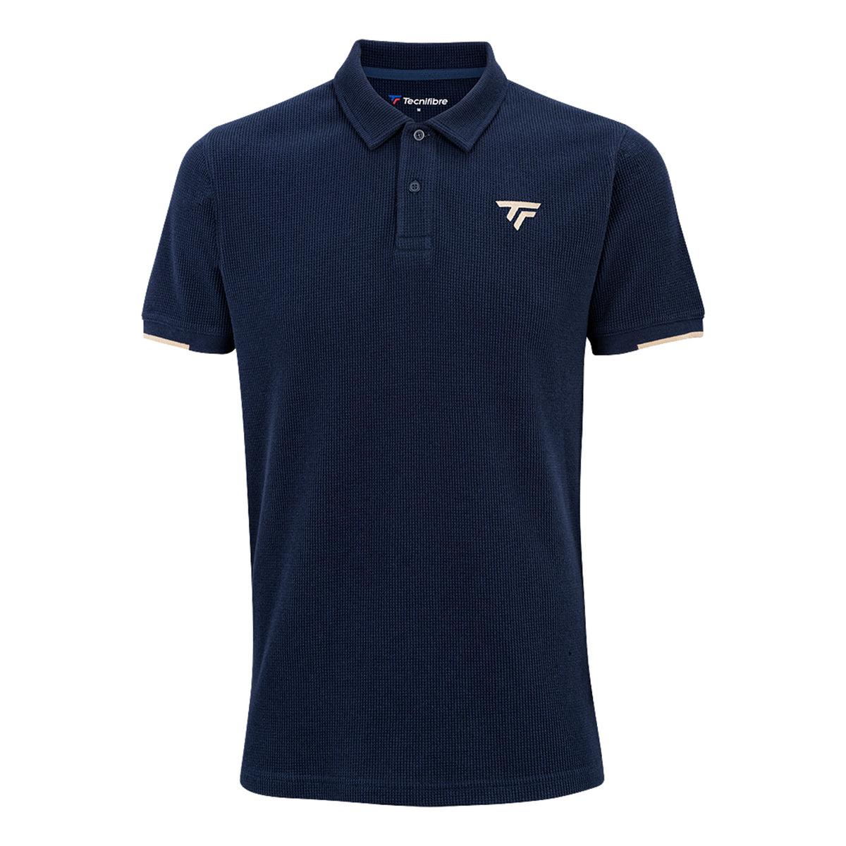 Tecnifibre Waffle Polo Men-dark blue