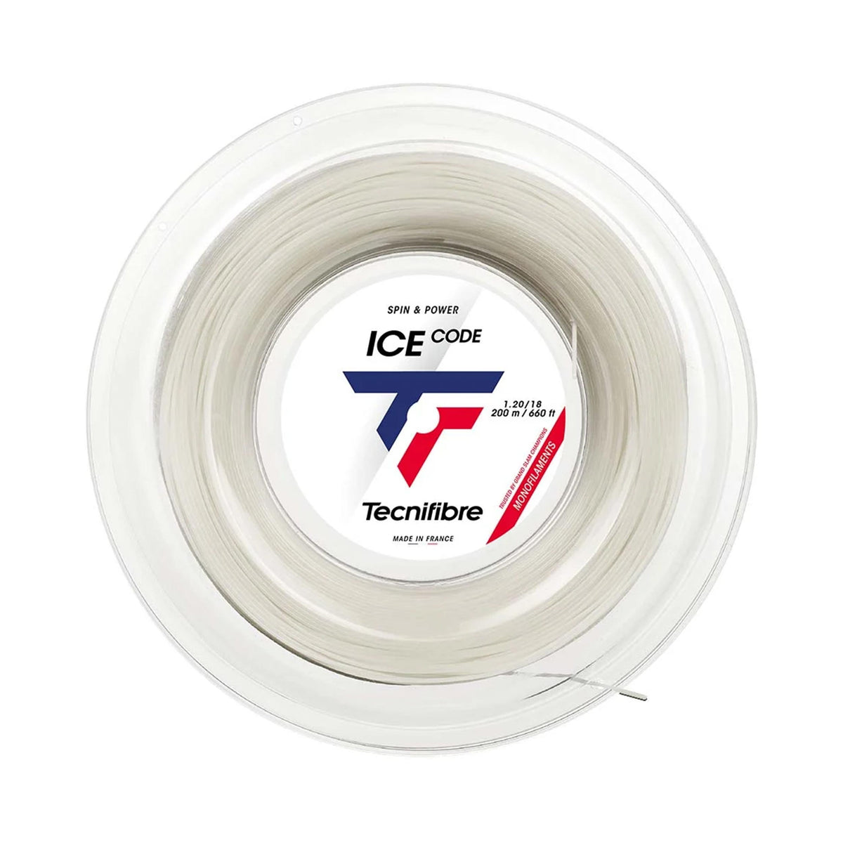 Tecnifibre Ice Code String Reel 200m-White