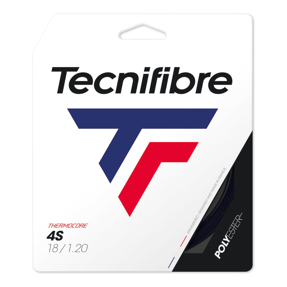 Tecnifibre Black Code 4S 12m String Set-Black