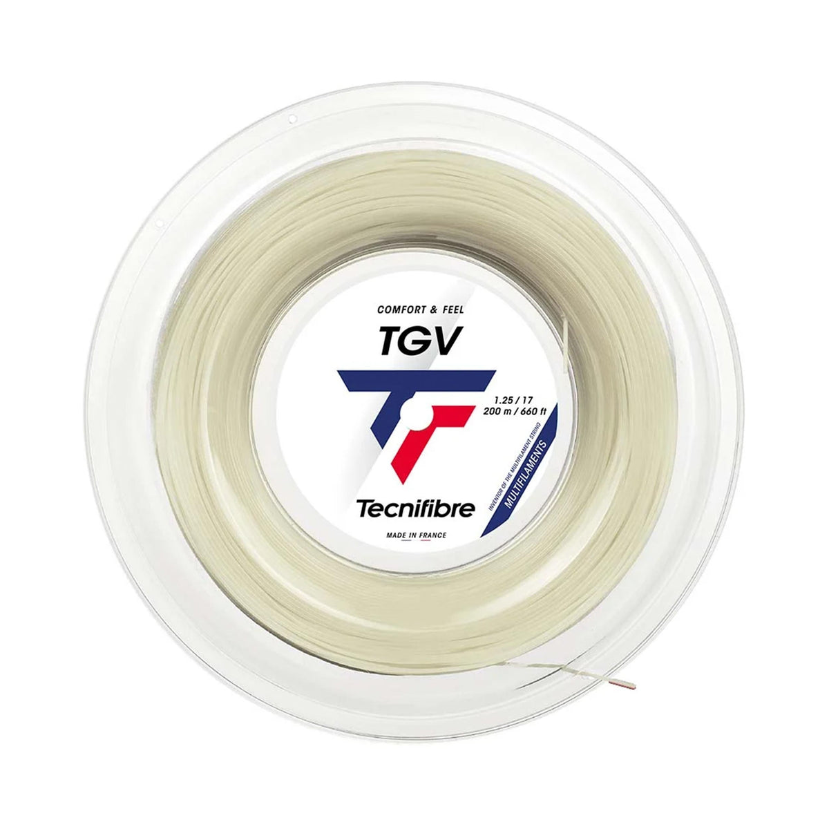 Tecnifibre TGV 200m String Reel-Ecru