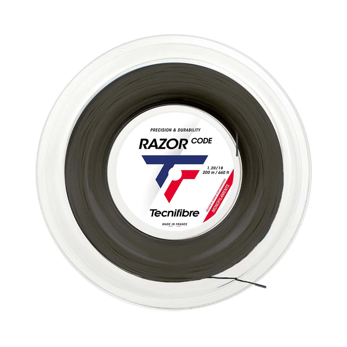 Tecnifibre Razor Code 200m String Reel-Grey