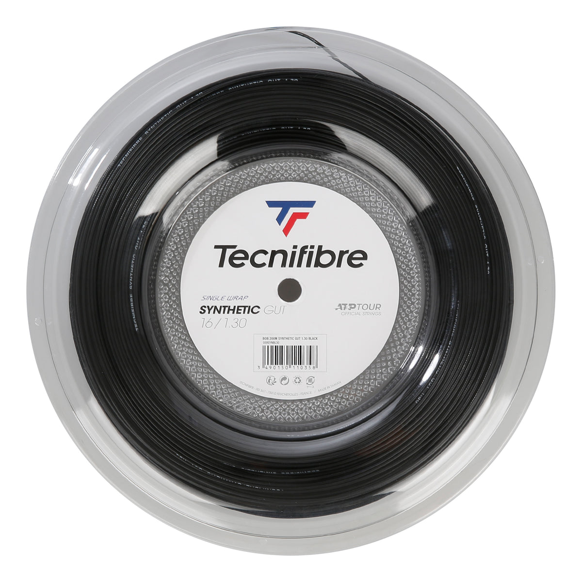Tecnifibre Synthetic Gut 200m String Reel-Black