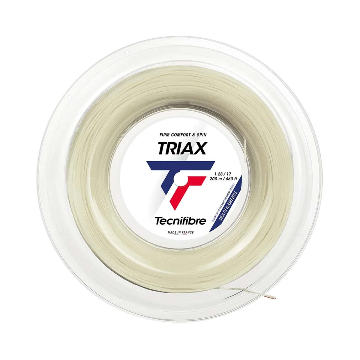 Tecnifibre Triax String Reel 200m-Ecru